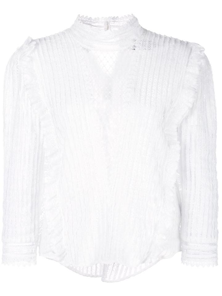 Isabel Marant Pleated Blouse - White