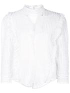 Isabel Marant Pleated Blouse - White