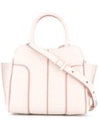 Tod's Panelled Tote - Pink & Purple