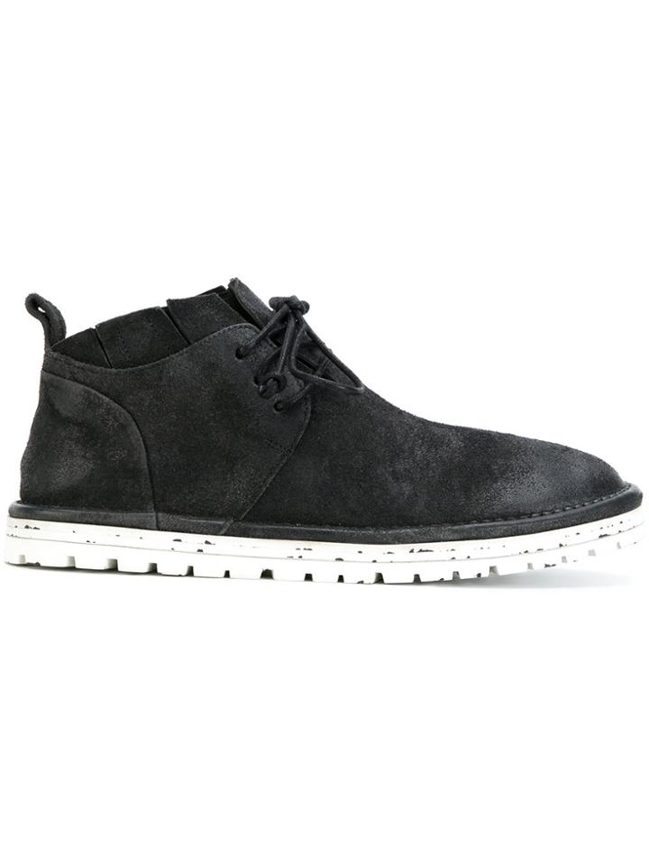 Marsèll Ridged Sole Desert Boots - Black