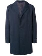 Etro Paisley Pattern Single-breasted Coat - Blue