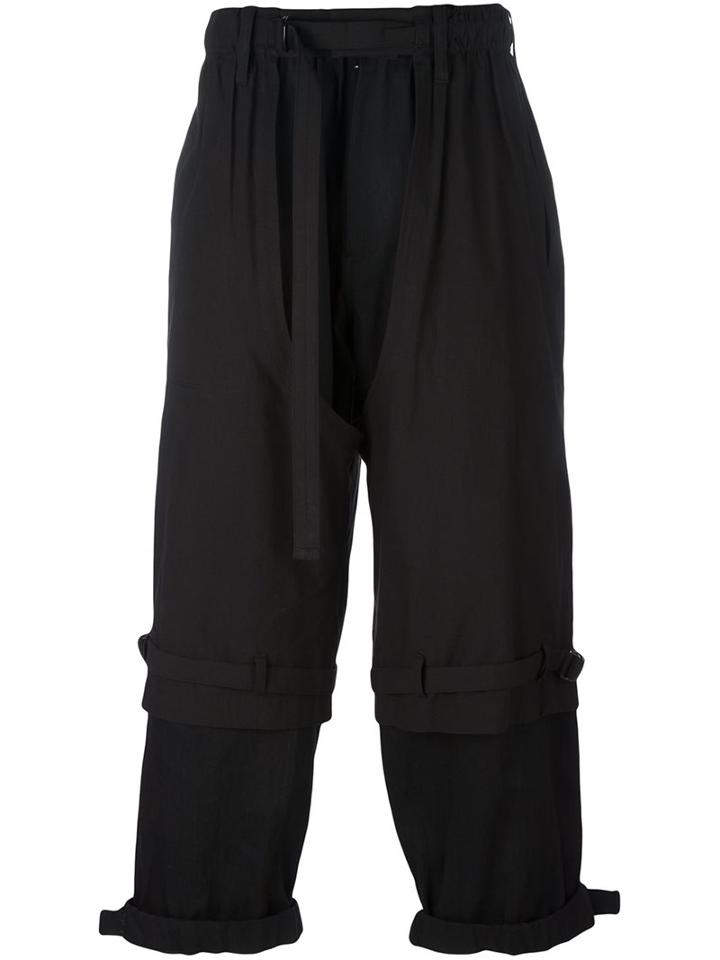 Yohji Yamamoto Layered Cropped Pants