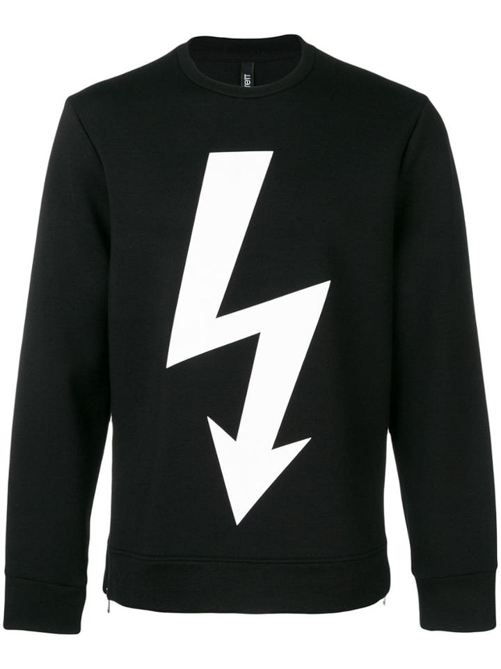 Neil Barrett Thunder Bolt Sweatshirt - Black