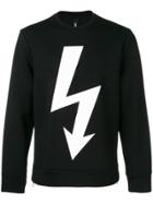Neil Barrett Thunder Bolt Sweatshirt - Black