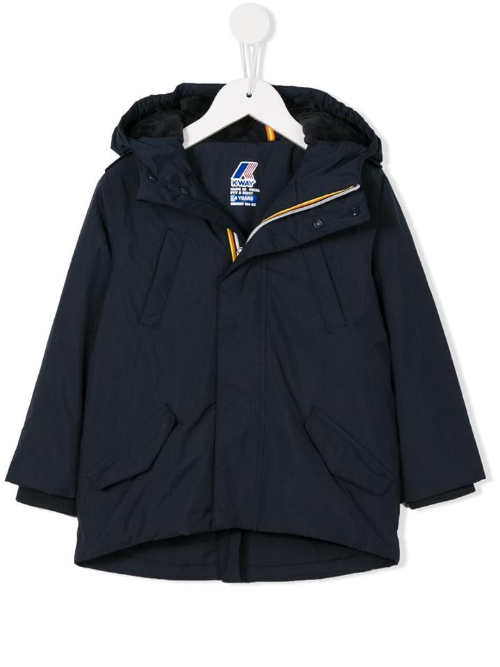 K Way Kids 'roger' Parka, Boy's, Size: 6 Yrs, Blue