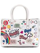 Anya Hindmarch 'all Over Stickers' Tote - Red