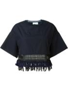 3.1 Phillip Lim Fringed Cropped Top