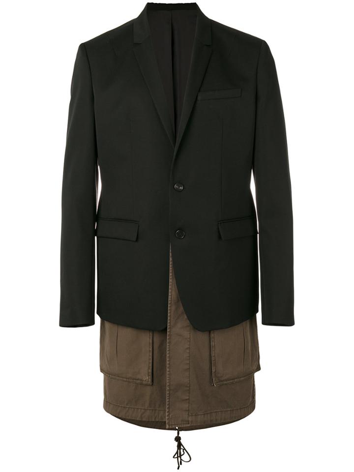 Juun.j Layered Blazer - Black
