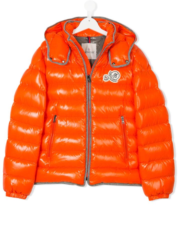 Moncler Kids Teen Rembrandt Puffer Jacket - Yellow & Orange