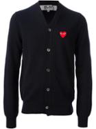 Comme Des Garcons Play Buttoned Cardigan