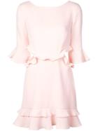 Rachel Zoe Ruffle Trim Mini Dress - Pink