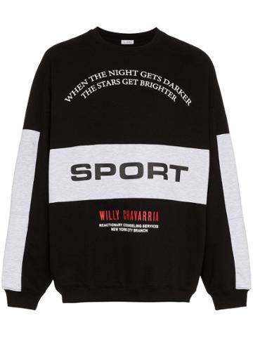 Willy Chavarria Willy C Exeter Crw Swt - Black