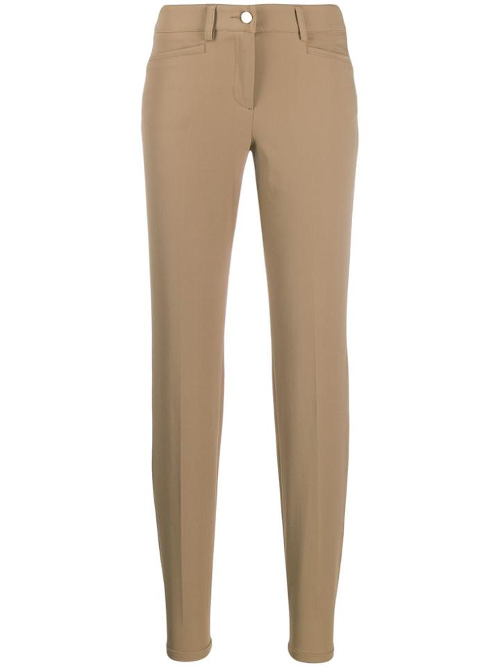 Cambio Cropped Slim-fit Trousers - Neutrals