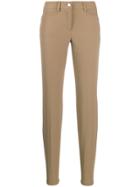Cambio Cropped Slim-fit Trousers - Neutrals