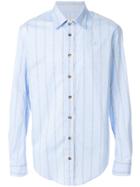 Vivienne Westwood Man Vertical Stripe Shirt - Blue