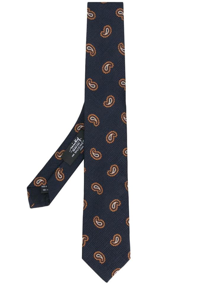 Nicky Paisley Tie - Blue