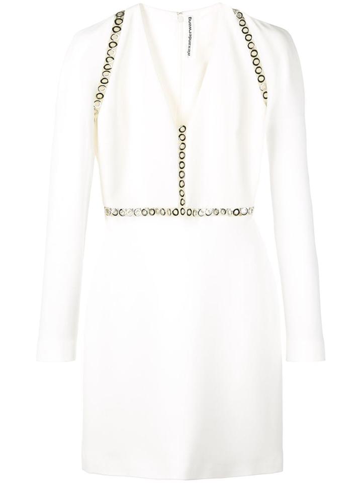 Alexander Wang Eyelet Party Dress - White
