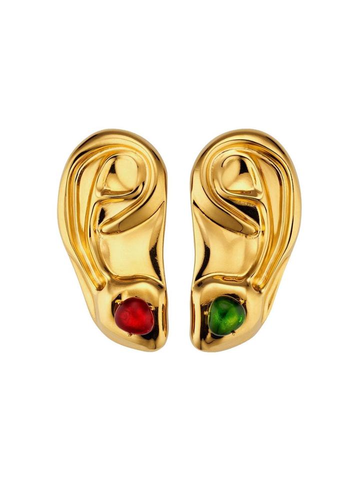 Gucci Ear Shaped Earrings - Gold