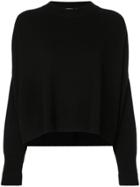 Dusan Long-sleeve Fitted Sweater - Black