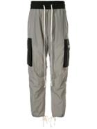 Daniel Patrick Two-tone Cargo Trousers - Black