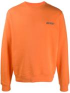 Affix Logo Print Sweatshirt - Orange