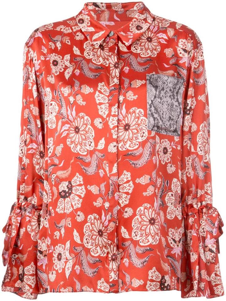 Cinq A Sept Elisia Silk Top - Pink