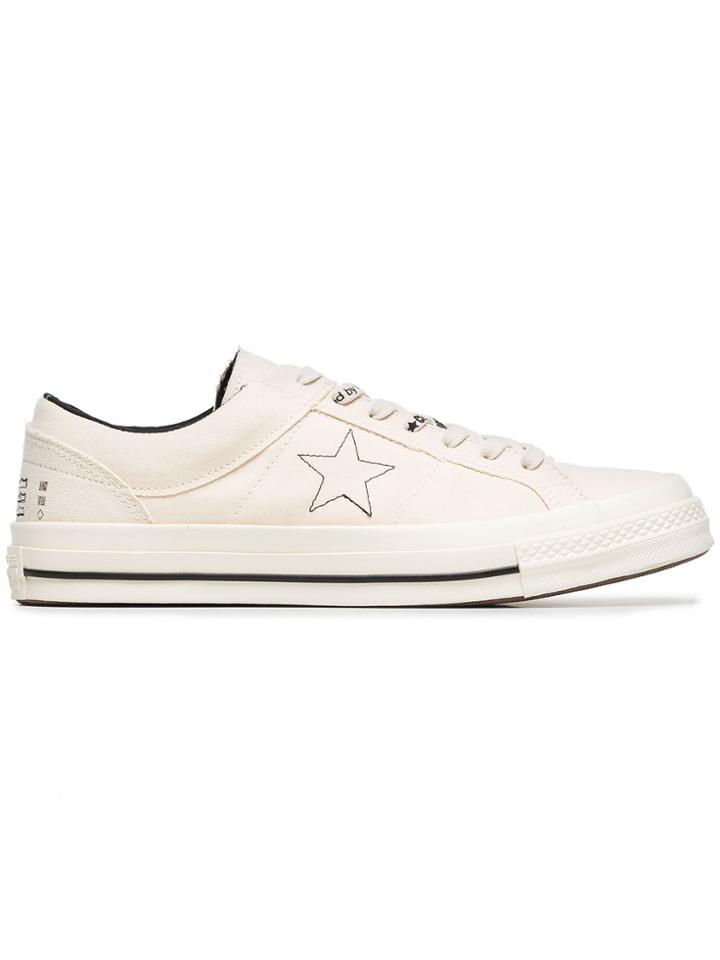 Converse White One Star X Midnight Studio Sneakers - Nude & Neutrals