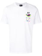 Ps By Paul Smith Logo Print T-shirt, Men's, Size: Medium, White, Organic Cotton