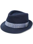 Jacob Cohen Narrow Brim Hat - Blue
