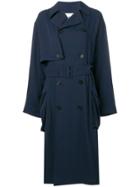 Acne Studios Belted Trench Coat - Blue