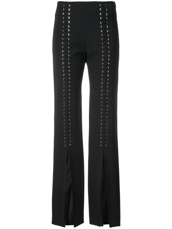 Jonathan Simkhai Front Slit Trousers - Black