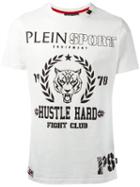 Plein Sport Logo Print T-shirt, Men's, Size: Medium, White