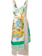 Junya Watanabe Patchwork Wrap Dress - Neutrals