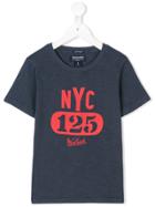 Woolrich Kids Teen Nyc Print T-shirt - Blue