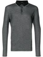 Boss Hugo Boss Long-sleeved Polo Shirt - Black