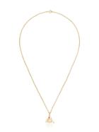Hermina Athens Pyramid Pendant Gold-plated Necklace - Metallic