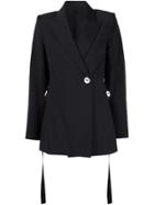Ellery Single Button Blazer - Black