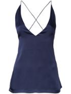 Dion Lee Cami Top, Women's, Size: 12, Blue, Polyester