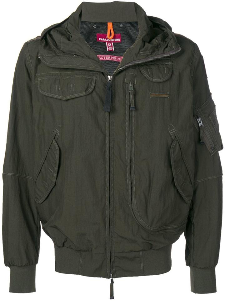 Parajumpers Hooded Raincoat - Green