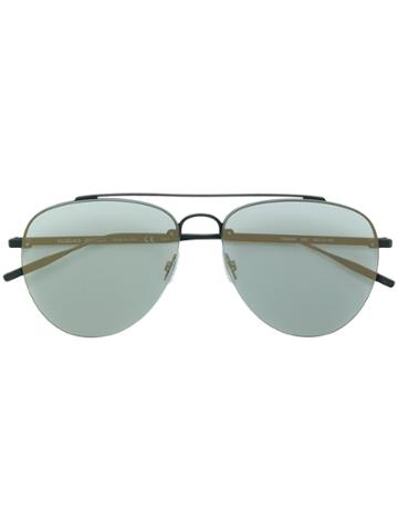 Tomas Maier Eyewear Aviator Sunglasses - Black