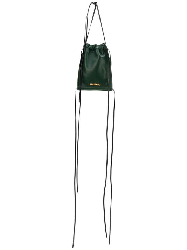 Jacquemus Drawstring Mini Bag - Green