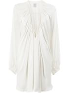 Maison Rabih Kayrouz Key-hole Oversized Blouse - White