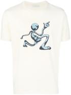 J.w.anderson Puppet Print T-shirt, Men's, Size: Small, White, Cotton
