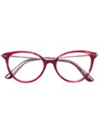 Bottega Veneta Eyewear Round Frame Glasses - Pink