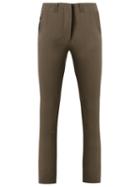 Gloria Coelho Straight Leg Trousers, Women's, Size: 40, Brown, Elastodiene/polyamide