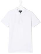 Emporio Armani Kids Polo Shirt - White