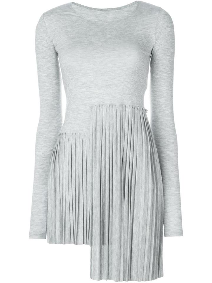 Mm6 Maison Margiela Asymmetric Pleated Dress
