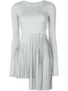 Mm6 Maison Margiela Asymmetric Pleated Dress