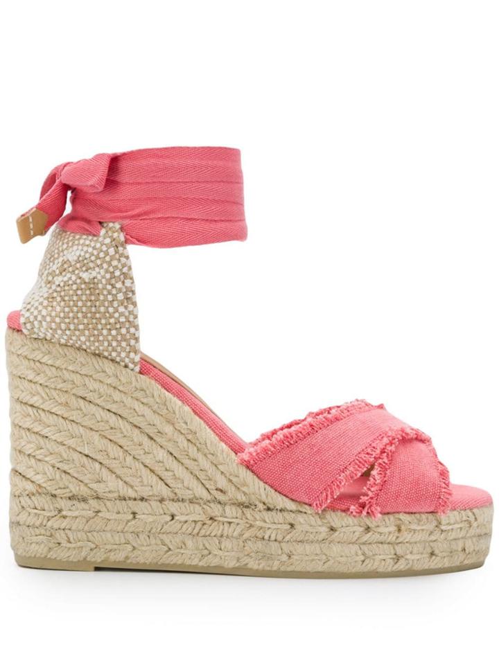 Castañer Blusa Wedge Sandals - Pink