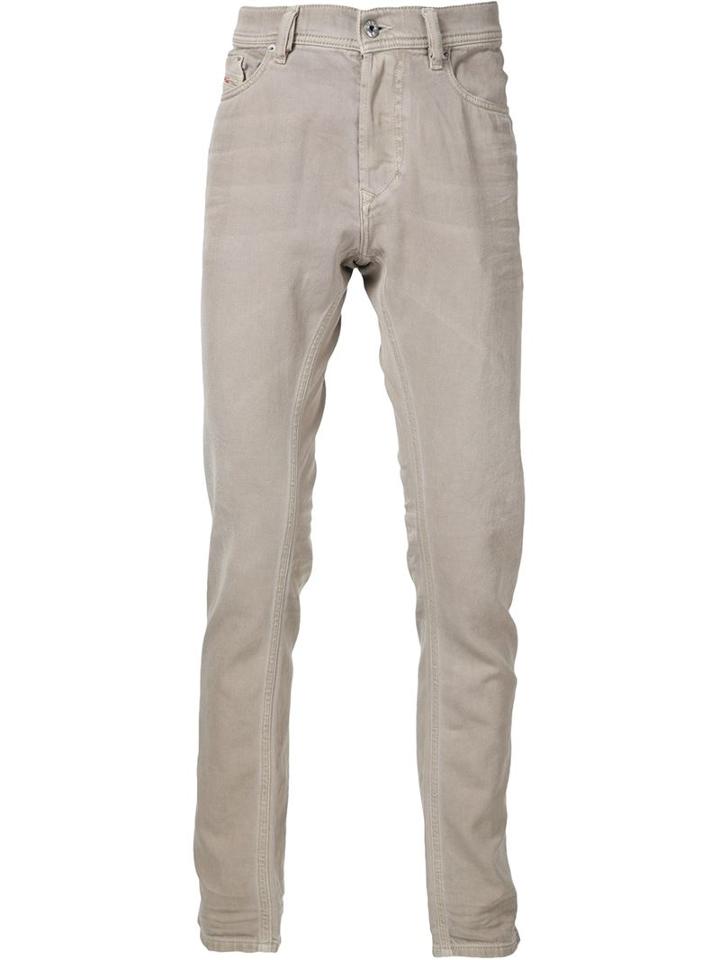Diesel Slim-fit Jeans, Men's, Size: 30, Nude/neutrals, Cotton/spandex/elastane